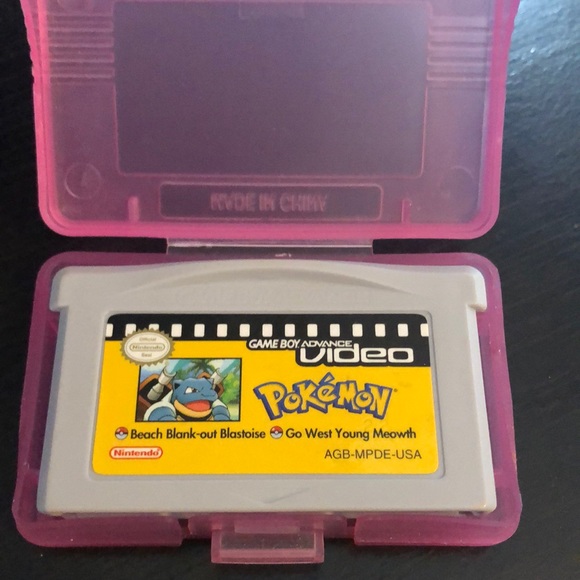Pokémon game boy advance video Video Games